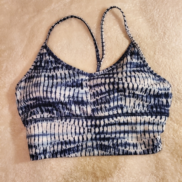 Gaiam Blue Tie Dye Bra/Tank Size Medium - Picture 1 of 3